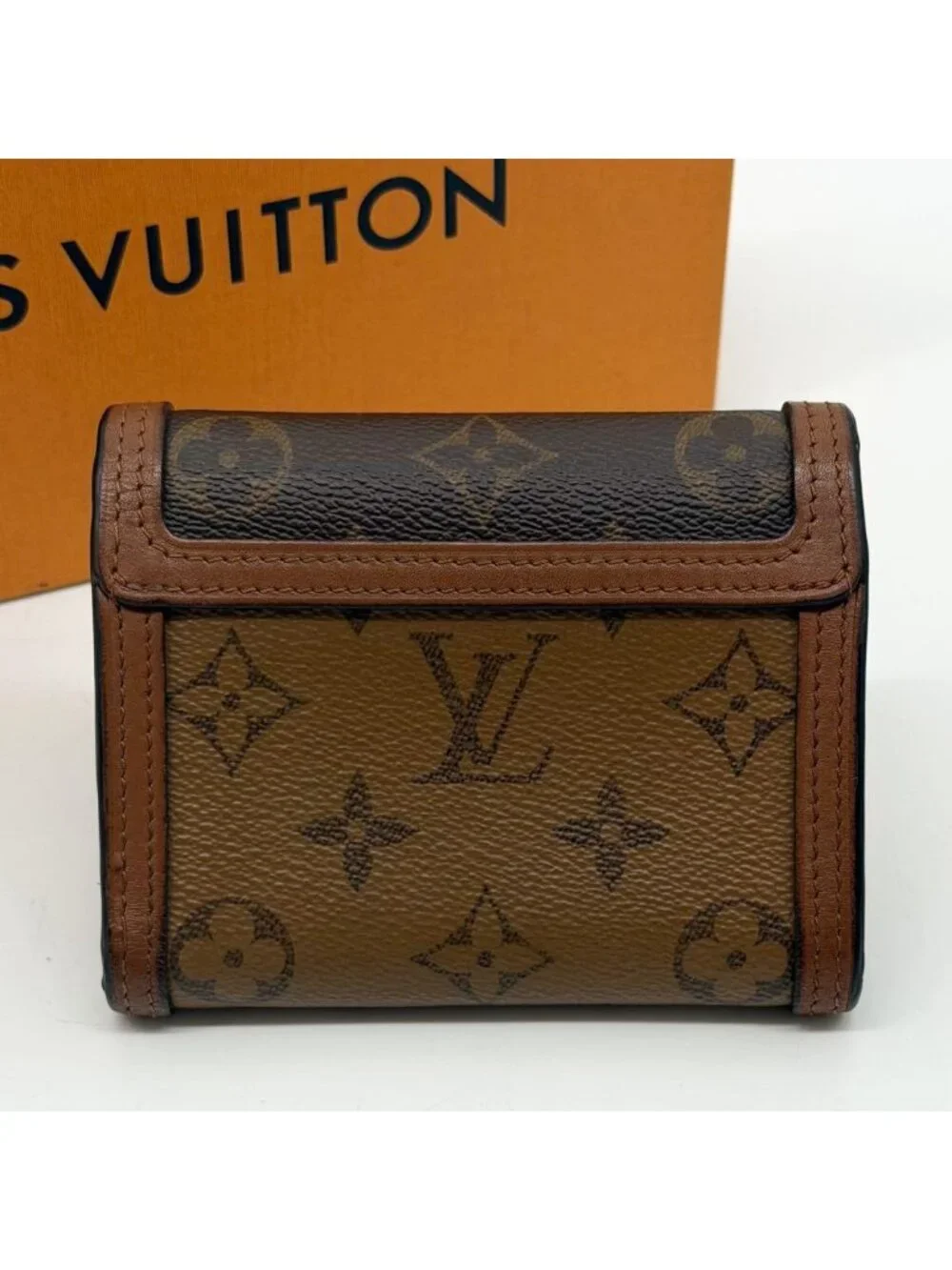 Louis Vuitton Portefeuille Dauphine Compact Reverse Monogram Wallet